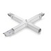 LED lichtlijn kruispunt X-connector | 4-weg railverbinding