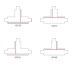 T-Stuk (3-Fase Railverbinding) – Nordic Aluminium / Global – XTS36 / XTS37 / XTS39 / XTS40 – Wit, Zwart of Grijs