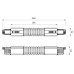 Global Trac Pro Flexibele bocht – XTS23-3 Wit